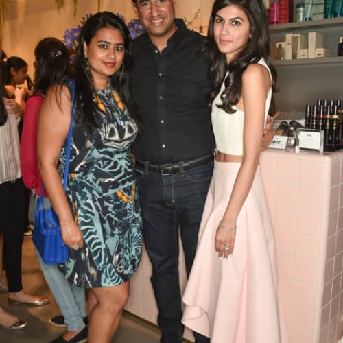 Shristi Behl, Raj Behl and Anushka Lakhani